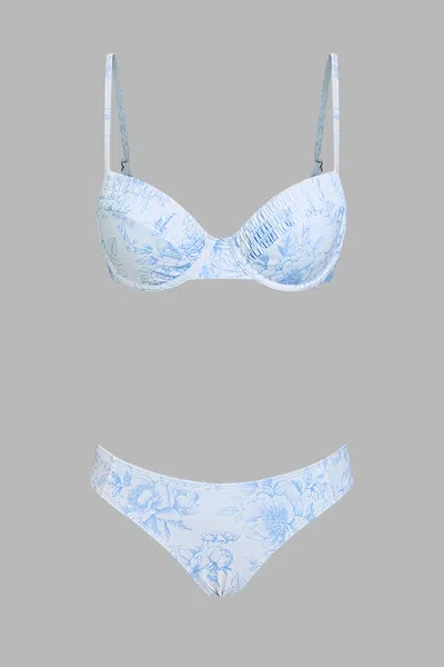 Cupshe Bahamas State Of Mind Rose Island Bikini Set In Multi