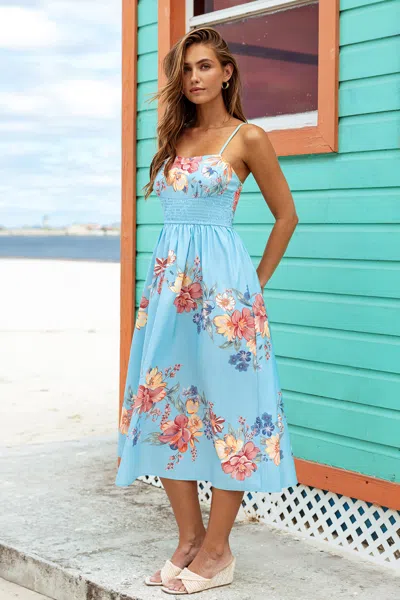 Cupshe Bahamas State Of Mind Salt Kissed Maxi Dress In Multi