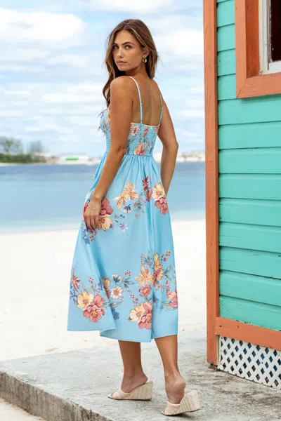 Cupshe Bahamas State Of Mind Salt Kissed Maxi Dress In Multi