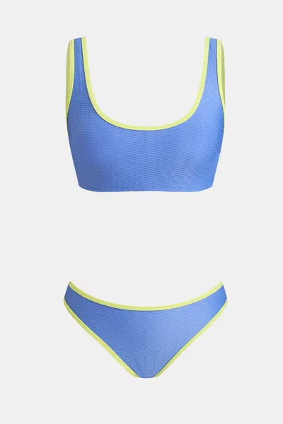 Cupshe Bahamas State Of Mind Island Adventurer Bikini Set In Blue