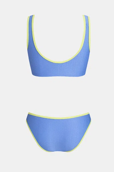 Cupshe Bahamas State Of Mind Island Adventurer Bikini Set In Blue
