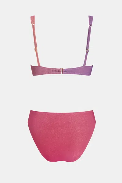 Cupshe Bahamas State Of Mind Lucaya Lights Bikini Set In Pink