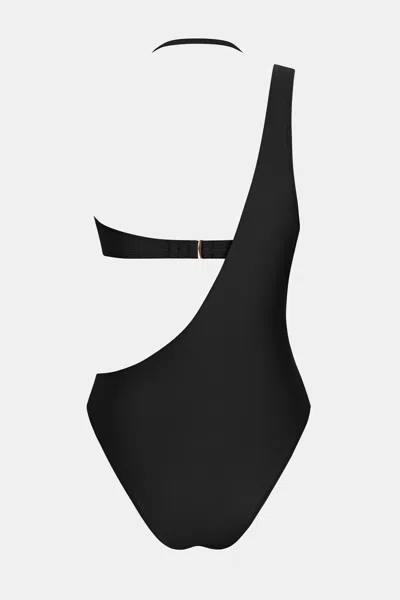 Cupshe Bahamas State Of Mind Abaco Afternoon One-piece Swimsuit In Black