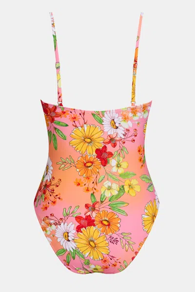 Cupshe Bahamas State Of Mind Bahama Bloom One-piece Swimsuit In Multi