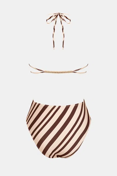 Cupshe Bahamas State Of Mind Bimini Escape One-piece Swimsuit In Brown