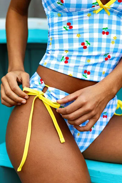 Cupshe Bahamas State Of Mind Cherry Mojito Tankini Set In Brown