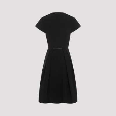 Givenchy Women Black Taffetas Mini Dress In Black