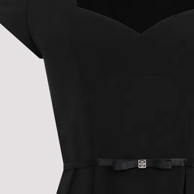 Givenchy Women Black Taffetas Mini Dress In Black