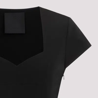 Givenchy Women Black Taffetas Mini Dress In Black