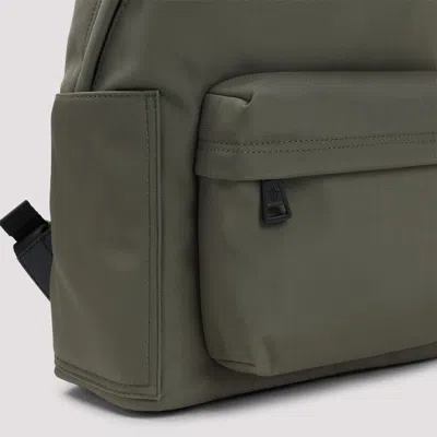 Moncler Pierrick Backpack Adjustable Straps Top Handle In Green