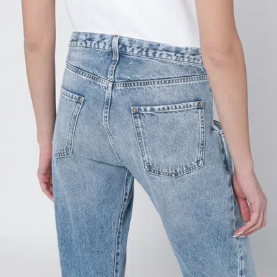 Maison Margiela Blue Jeans With Contrast Pockets In Blue