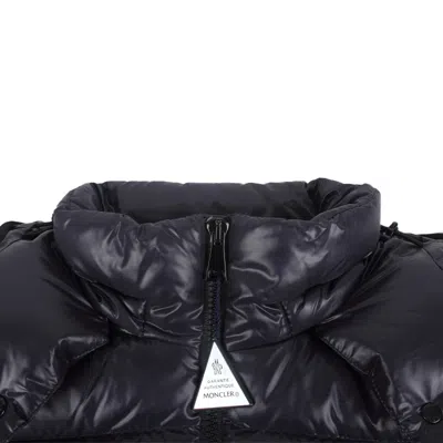 Moncler Dalles Hooded Quilted Padded Shell Down Jacket In Blue