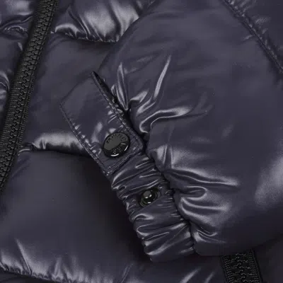 Moncler Dalles Hooded Quilted Padded Shell Down Jacket In Blue