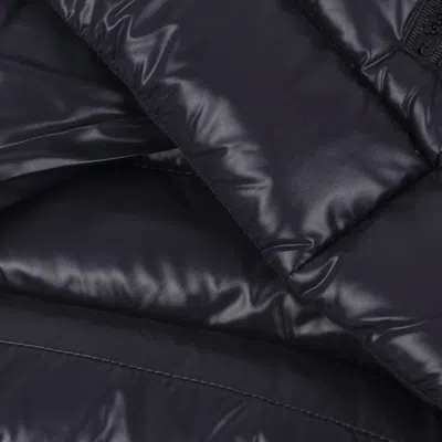 Moncler Dalles Hooded Quilted Padded Shell Down Jacket In Blue