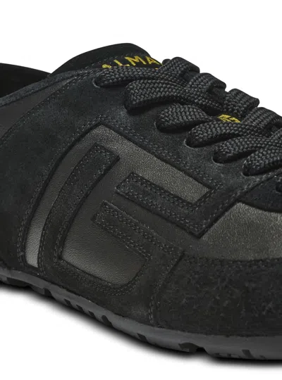 Balmain Logo Panelled Sneakers In Multi