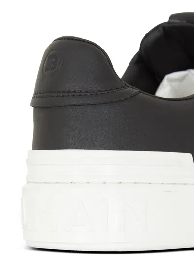 Balmain B-court Low-top Sneaker In Black