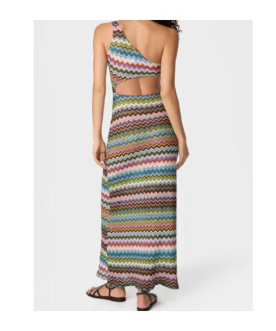 Missoni Knitted Swimwear Cover Up Dresses Multicolor In Multi