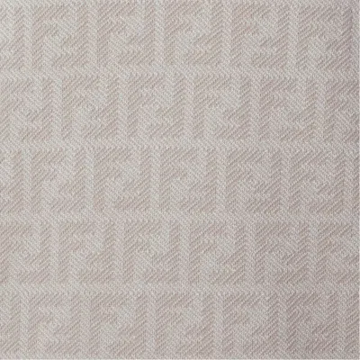 Fendi Pink Ff Wool And Silk Jumper In Gray