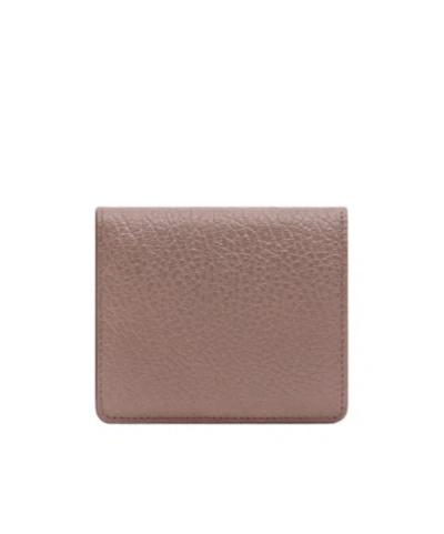Maison Margiela Four Stitches Pocket Cardholder In Pink