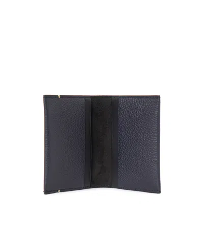 Maison Margiela Logo Printed Bi-fold Wallet In Black