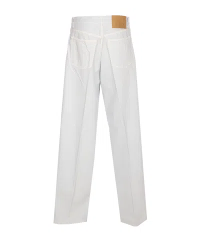 Haikure Belt-loop Jeans In White