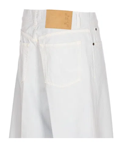 Haikure Belt-loop Jeans In White