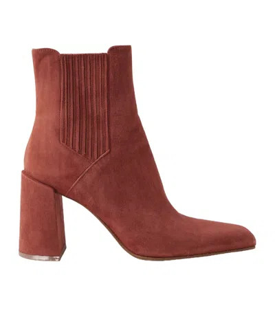 Gabriela Hearst 91mm Luke Suede Ankle Boot In Brown