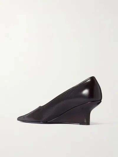 Totême 60mm Sharp Wedge Pumps In Brown