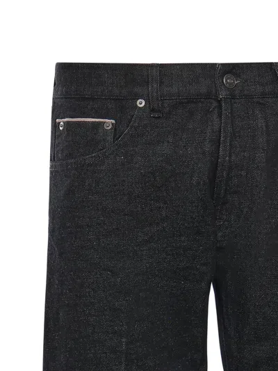 Dondup Belt-loop Jeans In Black