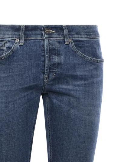 Dondup Cotton Trousers In Blue