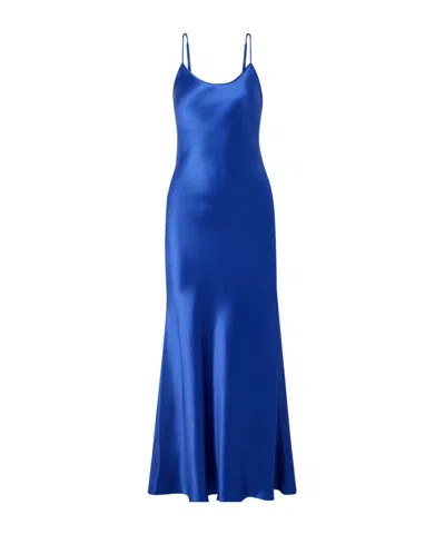 Gabriela Hearst Slip Dress In Blue