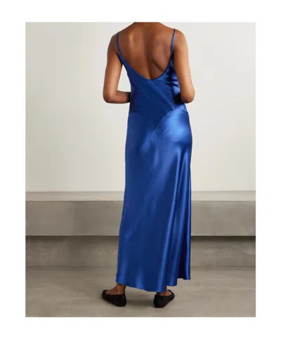 Gabriela Hearst Slip Dress In Blue