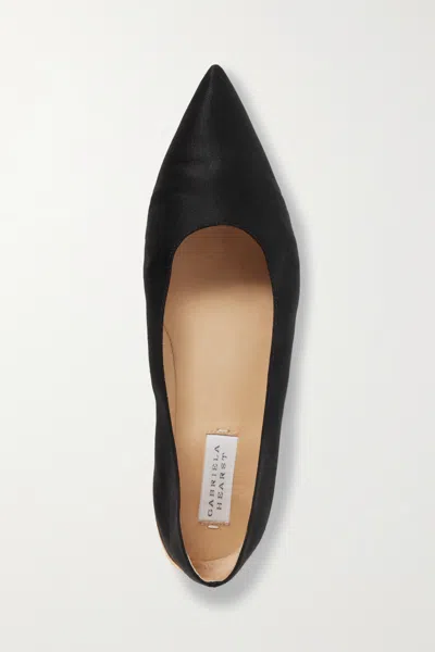 Gabriela Hearst Pointed Ballet Shoes In Black