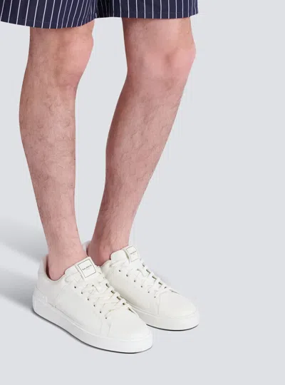 Balmain B-court Trainers In White