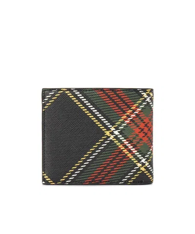 Vivienne Westwood Tartan-plaid Cardholder In Black