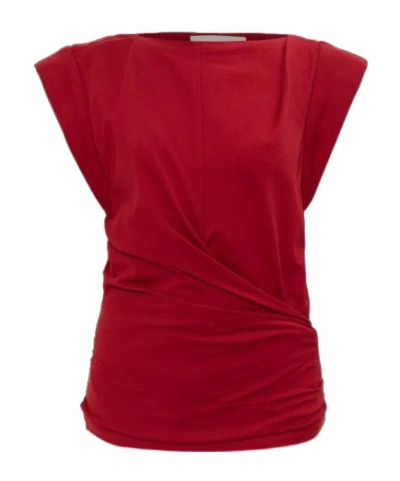 Isabel Marant T-shirt Ts0207fa A1n41i-cherry In Red