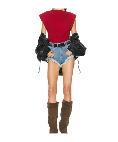 Isabel Marant T-shirt Ts0207fa A1n41i-cherry In Red