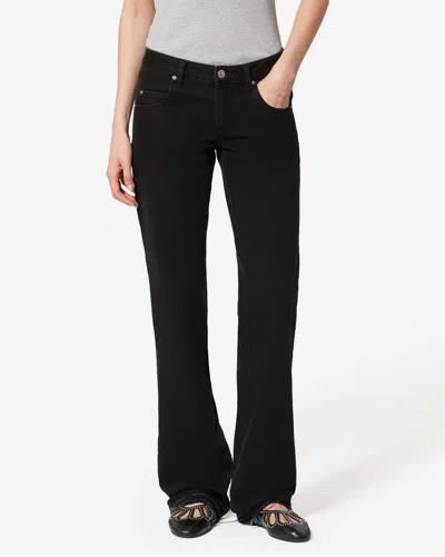 Isabel Marant Denala Flared Jeans In Black