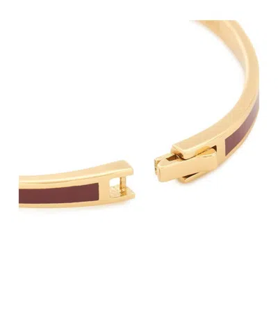 Coach Two-tone Logo Bracelet In Gold
