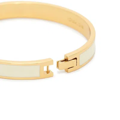 Coach Horse And Carriage Pattern Bracelet In Gold