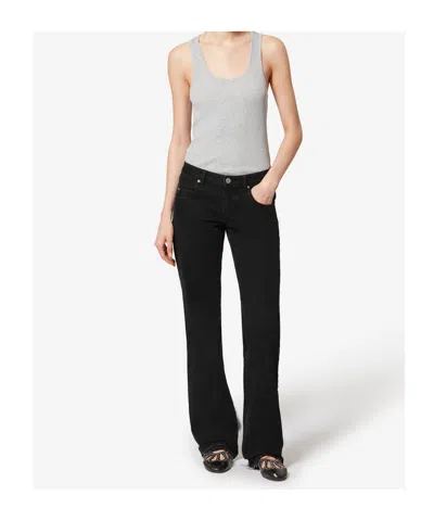 Isabel Marant Denala Flared Jeans In Black