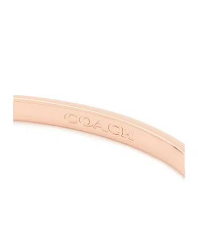 Coach Logo Bracelet In Gold