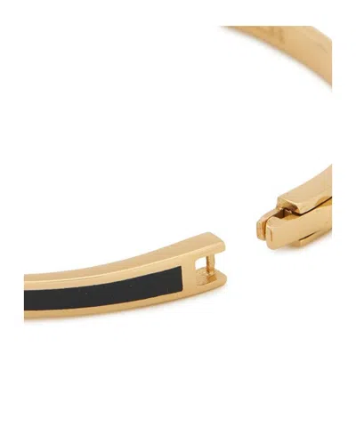 Coach Logo Enamelled Bangle In White