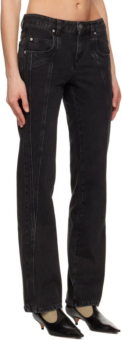 Isabel Marant Étoile Pants Pa0671fa D1h02e-faded Black In Multi