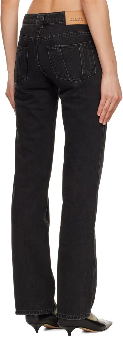 Isabel Marant Étoile Pants Pa0671fa D1h02e-faded Black In Multi