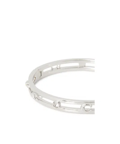 Coach Openwork Bracelet In Metallic