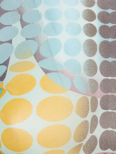 Jean Paul Gaultier Sheer Turtleneck Top Long Sleeves Design In Blue