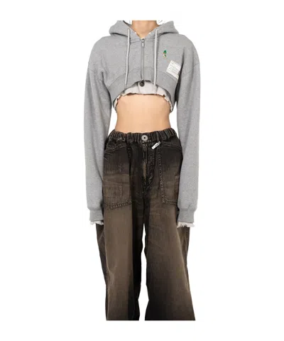 Miharayasuhiro Zip-up Hooded Jacket In Multi