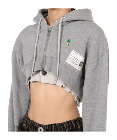 Miharayasuhiro Zip-up Hooded Jacket In Multi