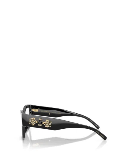 Dolce & Gabbana Full-frame Plain Mirror In Black